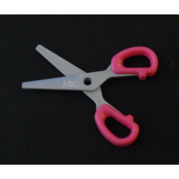 American Girl DOLL SCISSORS Pink Handle Toy Chrissa Gabriella Isabelle Accesory - Picture 2 of 2
